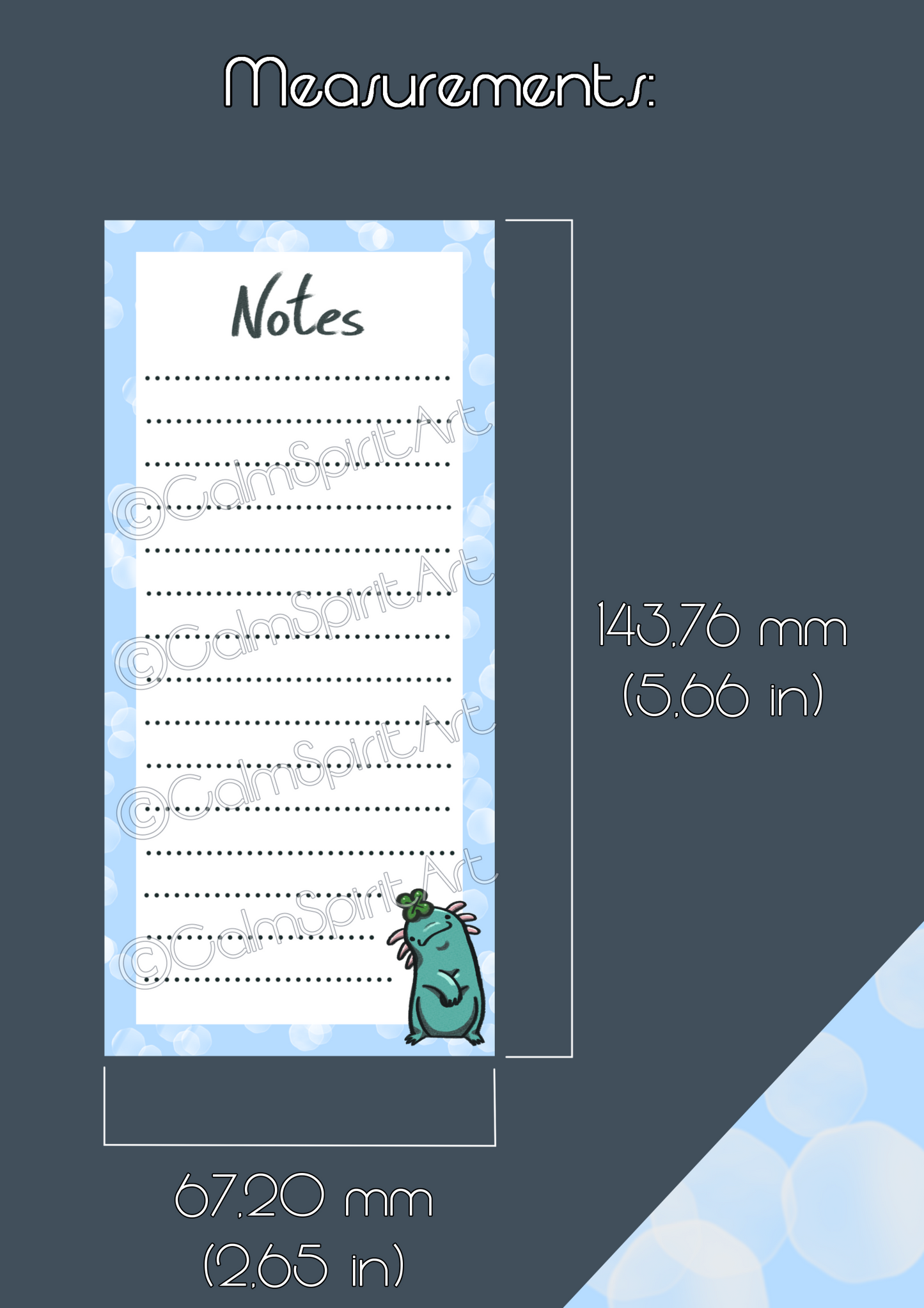 Instant download: Notepad design 3-pack "Otis, Axl & Namu" incl. tutorial